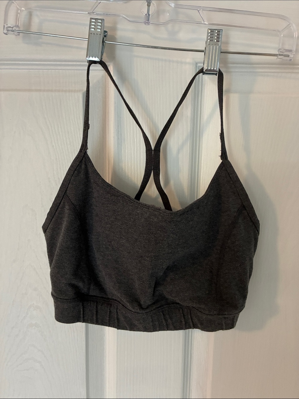 Everyday Charcoal Bralette with Strappy Back